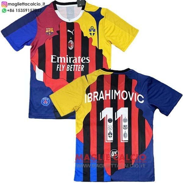 tailandia nuova speciale divisione magliette ac milan 2025-2026 rosso