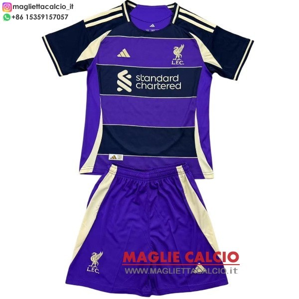 nuova concetto divisione magliette liverpool set completo uomo 2025-2026 purpureo