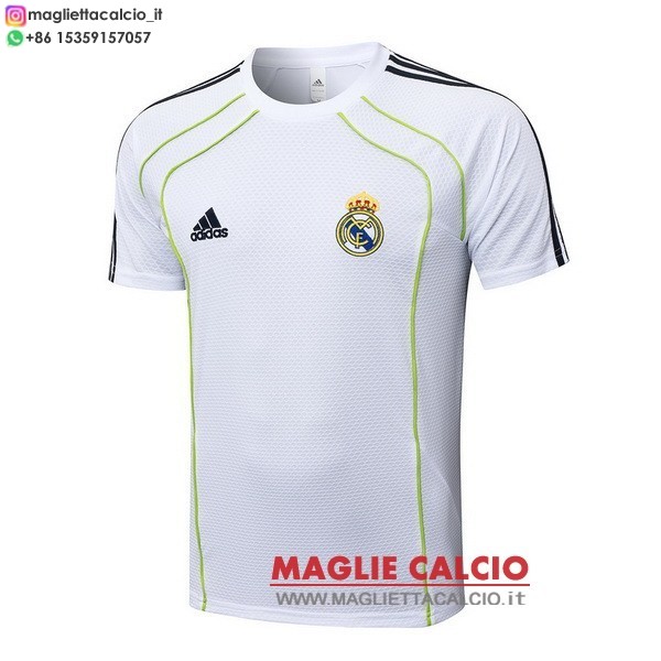 nuova formazione magliette real madrid 2025-2026 Bianco Verde