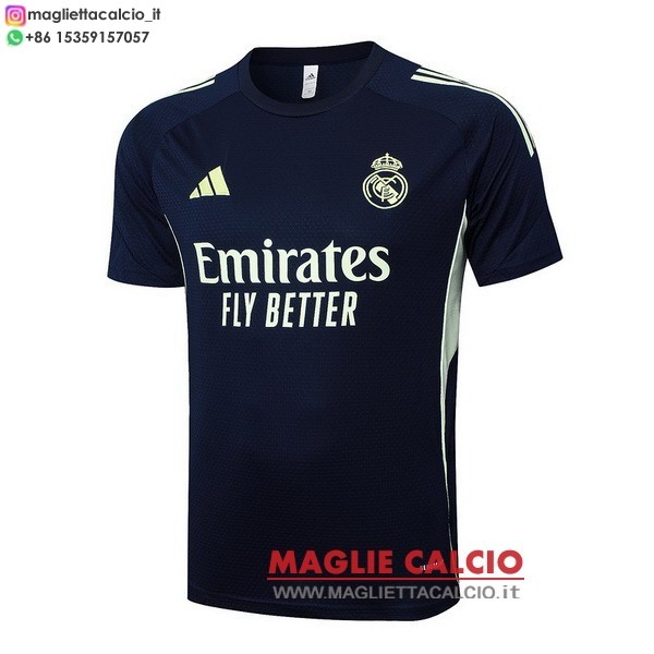 nuova formazione magliette real madrid 2025-2026 Blu Navy Verde
