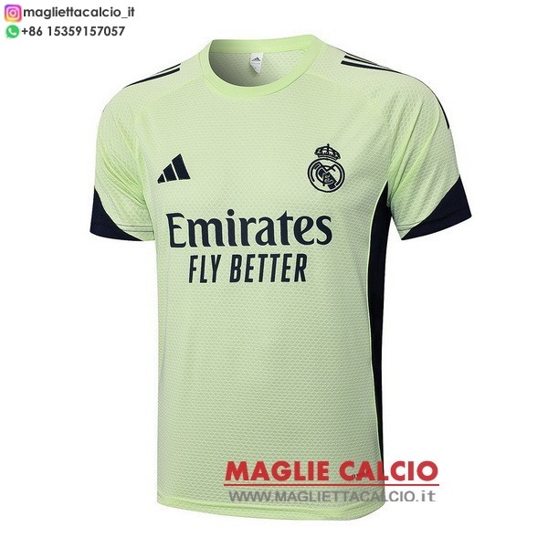nuova formazione magliette real madrid 2025-2026 Verde Luce