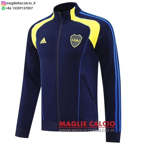 nuova boca juniors Blu Giallo giacca lunga zip 2025-2026