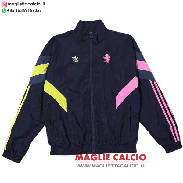 nuova juventus Blu Navy Rosa Giacca a vento 2024-2025