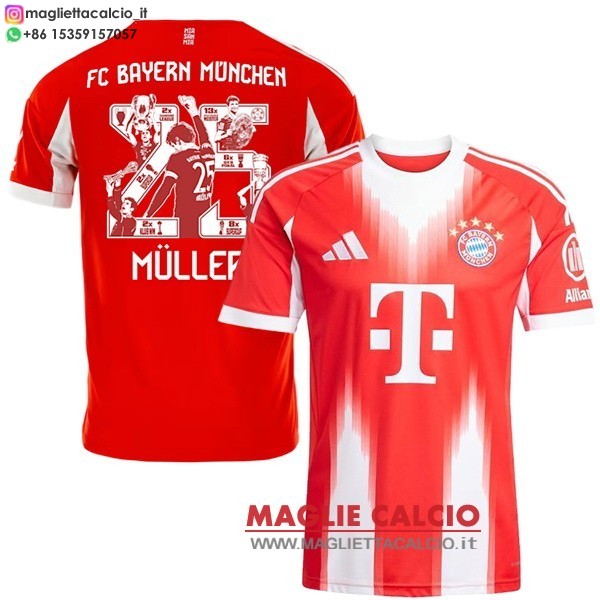 NO.25 Muller thailandia nuova prima magliette bayern munich 2025-2026