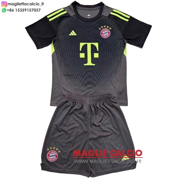 nuova portiere magliette bayern munich set completo uomo 2025-2026 nero