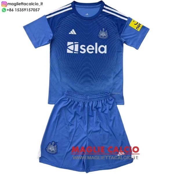 portiere divisione magliette newcastle united set completo uomo 2025-2026 blu
