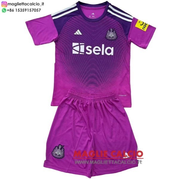 portiere divisione magliette newcastle united set completo uomo 2025-2026 purpureo