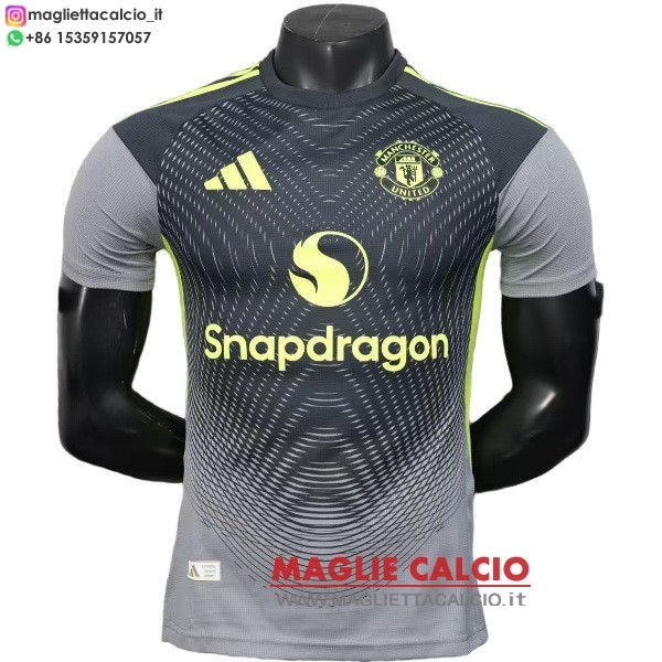 portiere giocatori magliette manchester united 2025-2026 nero grigio