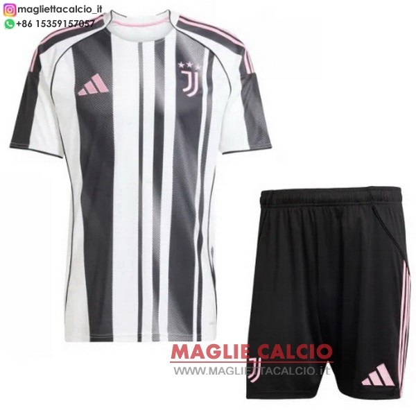 nuova prima magliette juventus set completo uomo 2025-2026