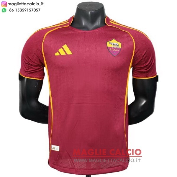 tailandia nuova prima i giocatori divisione magliette as roma 2025-2026