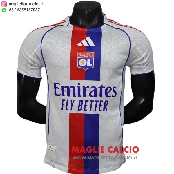 nuova prima giocatori divisione magliette lyon 2025-2026
