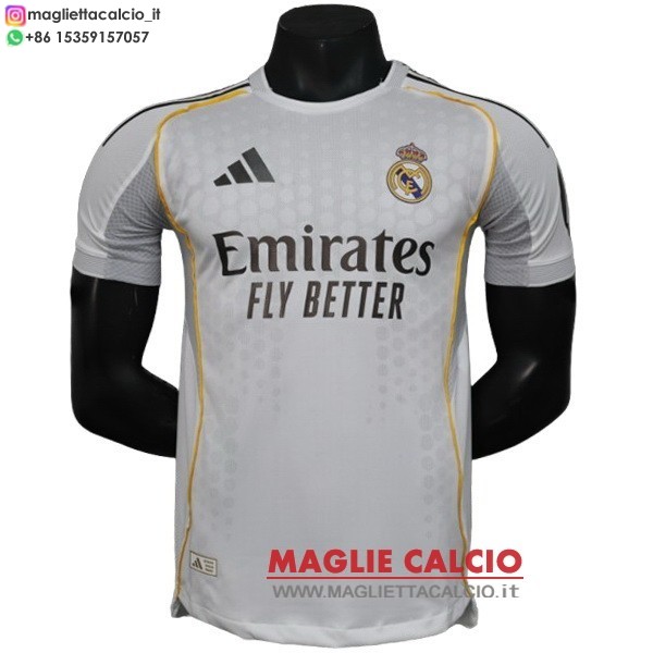 tailandia nuova prima giocatori divisione magliette real madrid 2025-2026