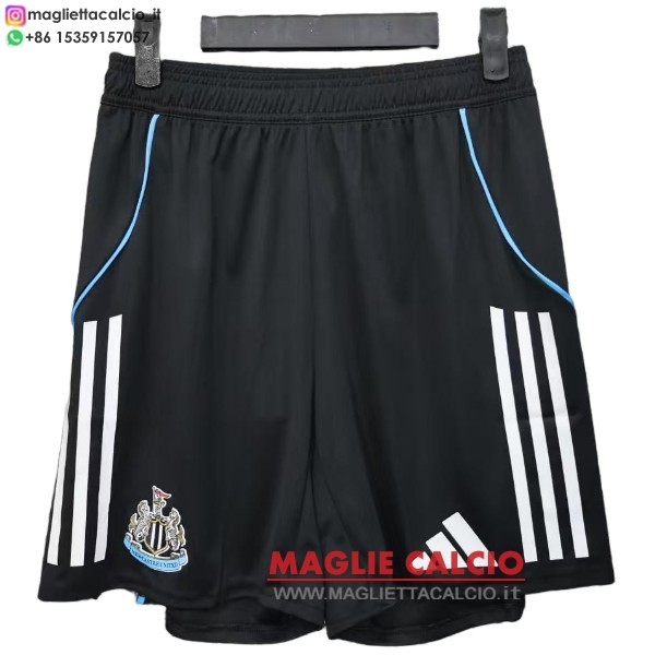 nuova prima giocatori pantaloni newcastle united 2025-2026 Nero