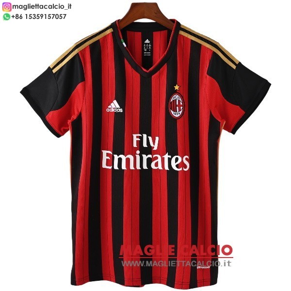 nuova prima divisione magliette ac milan retro 2013-2014