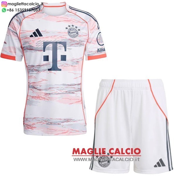 nuova seconda magliette bayern munich set completo uomo 2025-2026