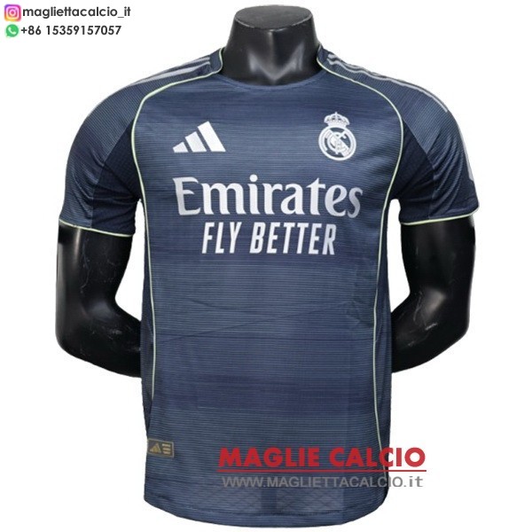 tailandia nuova seconda giocatori divisione magliette real madrid 2025-2026