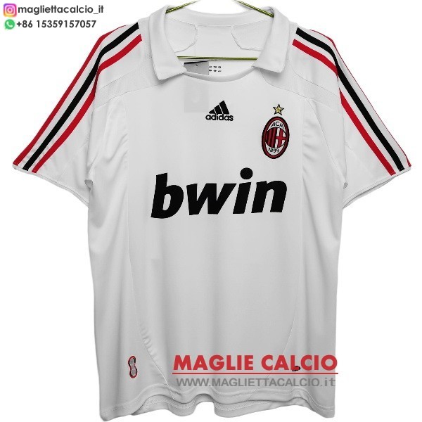 nuova seconda divisione magliette ac milan retro 2007-2008