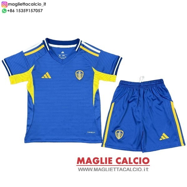 nuova seconda i magliette set completo leeds united bambino 2025-2026