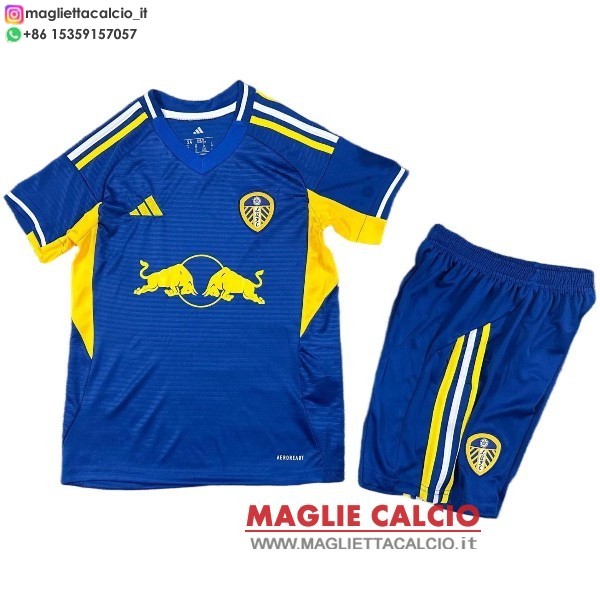 nuova seconda magliette set completo leeds united bambino 2025-2026