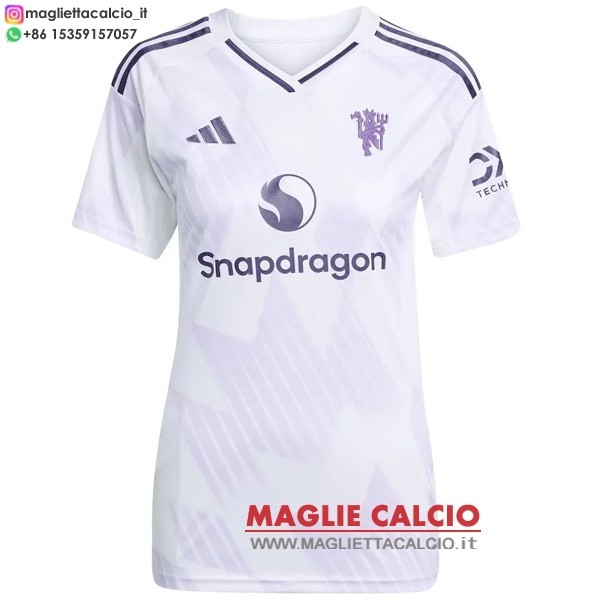 nuova seconda divisione magliette manchester united donna 2025-2026