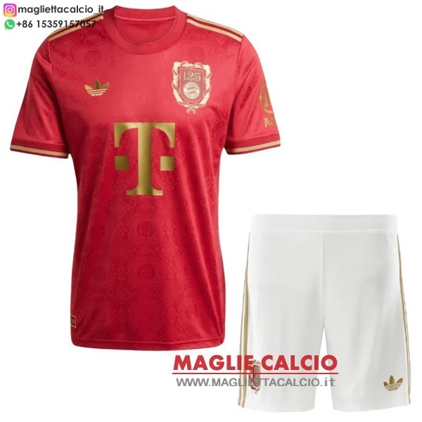 nuova speciale magliette bayern munich set completo bambino 2025-2026 i rosso