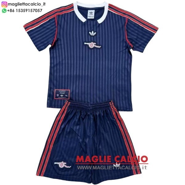 nuova speciale divisione magliette arsenal set completo uomo 2025-2026 blu rosso
