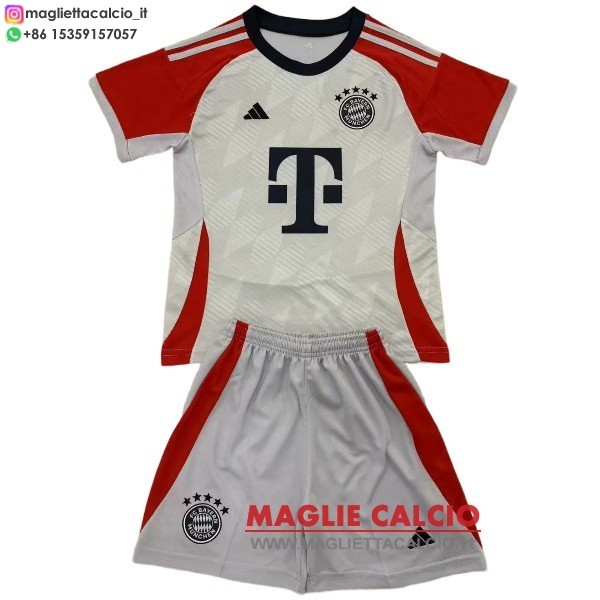 nuova speciale magliette bayern munich set completo uomo 2025-2026 grigio rosso