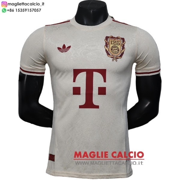 nuova speciale giocatori magliette bayern munich 2025-2026 giallo rosso