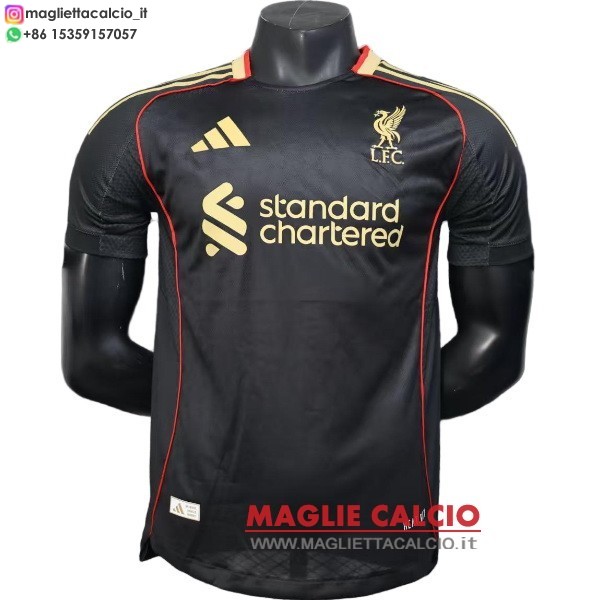nuova speciale giocatori divisione magliette liverpool 2025-2026 Nero