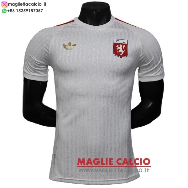 nuova speciale giocatori divisione magliette lyon 2025-2026 Bianco i