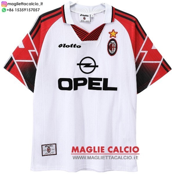 nuova speciale divisione magliette ac milan retro 1997-1998 Bianco