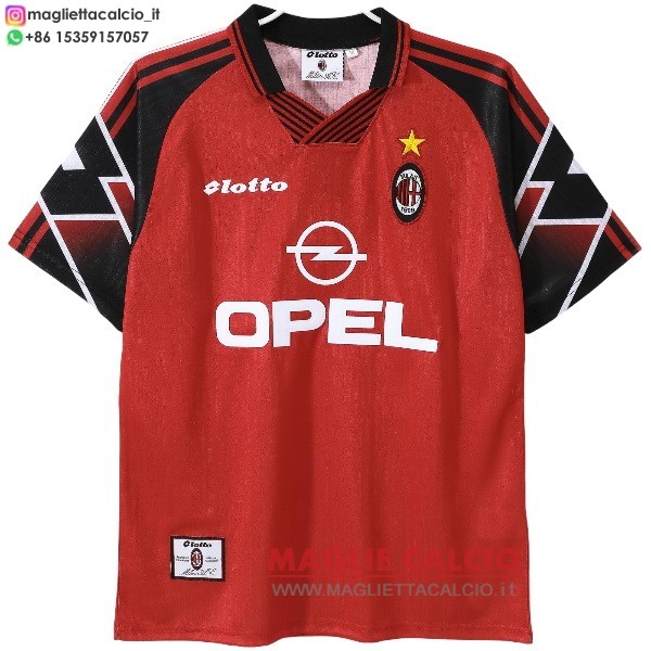 nuova speciale divisione magliette ac milan retro 1997-1998 Rosso