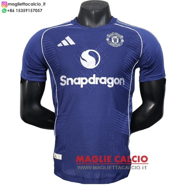 speciale giocatori magliette manchester united 2025-2026 blu