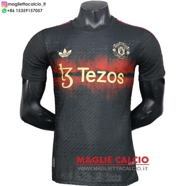 speciale giocatori magliette manchester united 2025-2026 nero i rosso