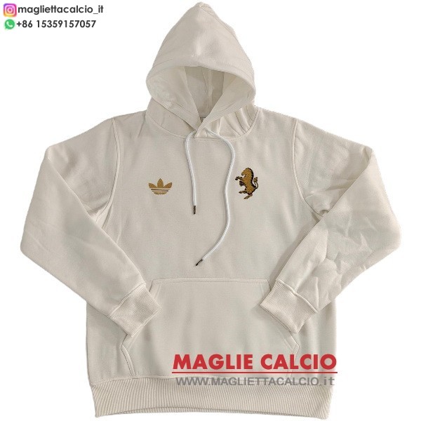 nuova juventus Bianco giacca felpa cappuccio 2025-2026