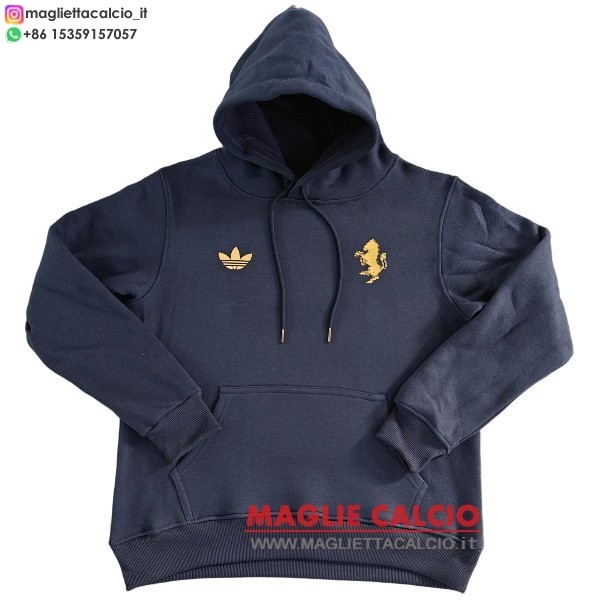 nuova juventus Blu Navy giacca felpa cappuccio 2025-2026