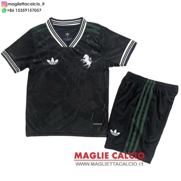 terza magliette juventus set completo bambino 2025-2026