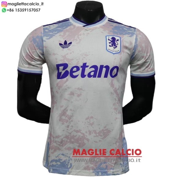 nuova terza giocatori divisione magliette aston villa 2025-2026