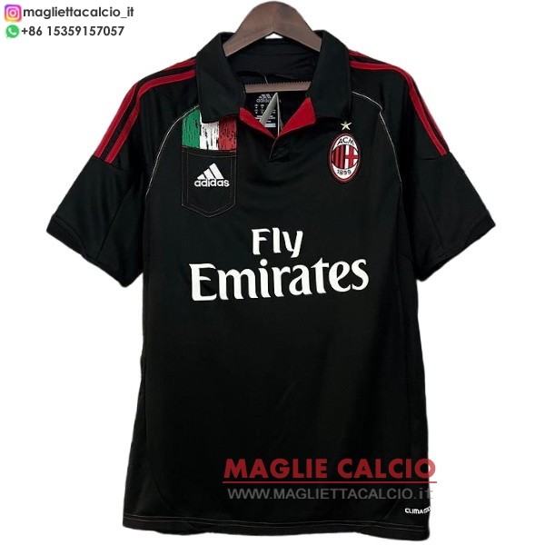nuova terza divisione magliette ac milan retro 2012-2013