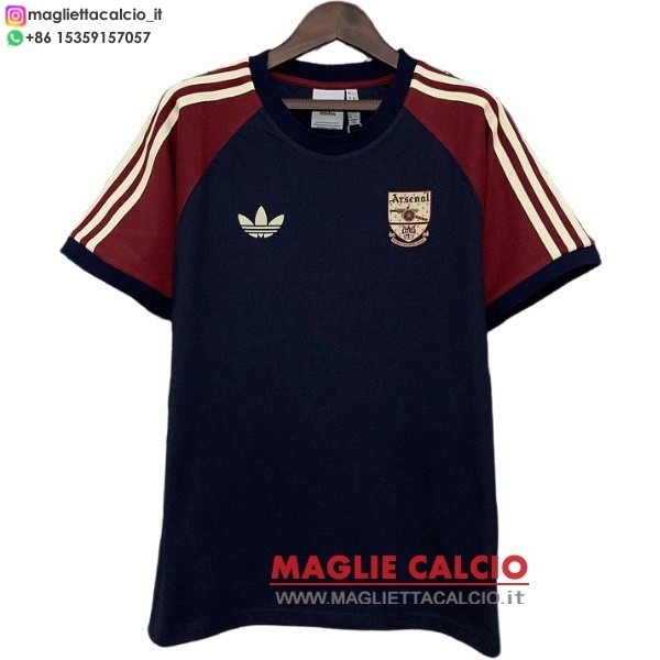 tailandia nuova speciale divisione magliette arsenal 2025-2026 blu navy rosso