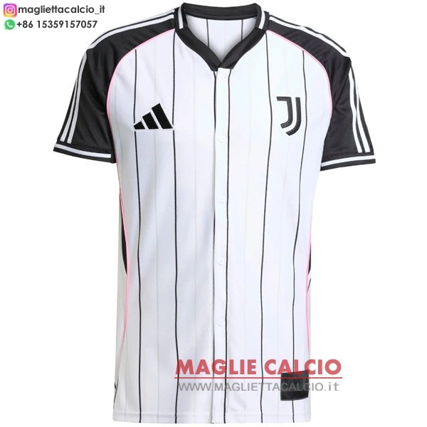 thailandia speciale divisione magliette juventus 2025-2026 bianco Rosa