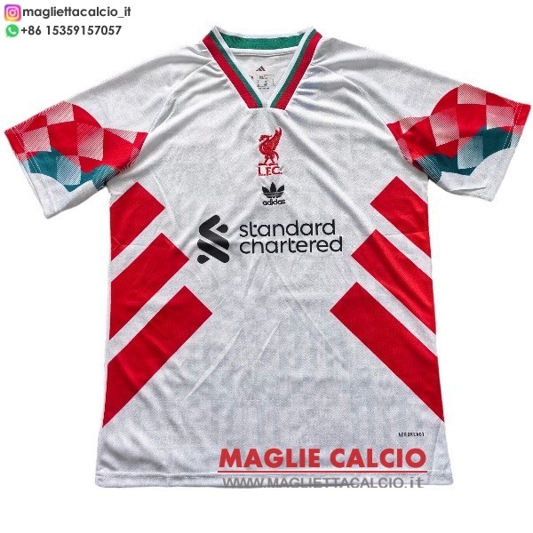 tailandia nuova speciale divisione magliette liverpool 2025-2026 bianco rosso