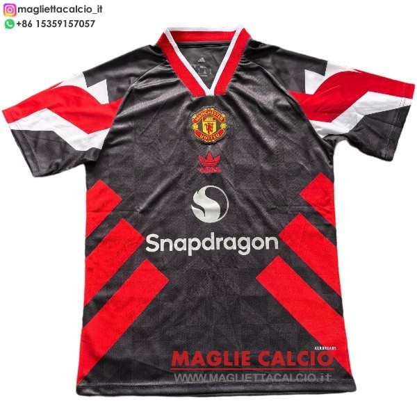 thailandia speciale magliette manchester united 2025-2026 nero rosso