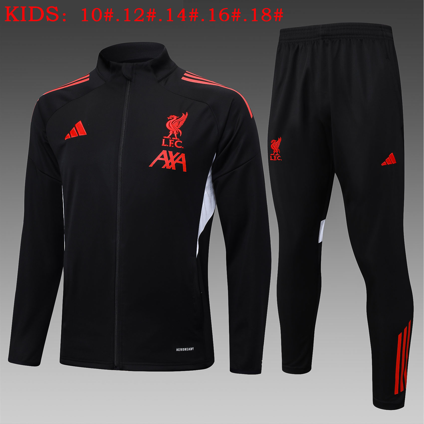 nuova liverpool insieme completo 4 bambino giacca 2025-2026