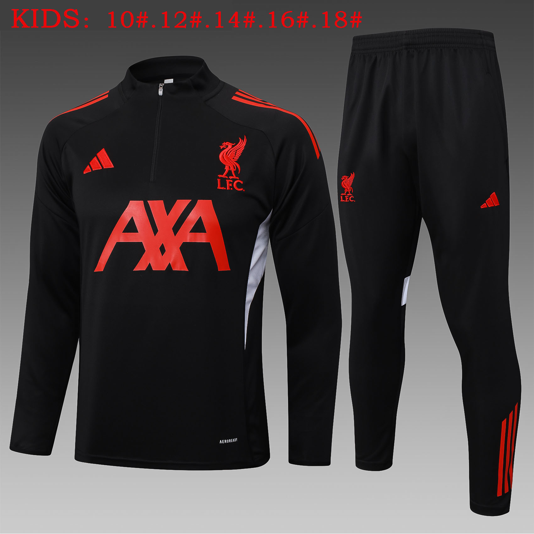 nuova liverpool insieme completo 5 bambino giacca 2025-2026