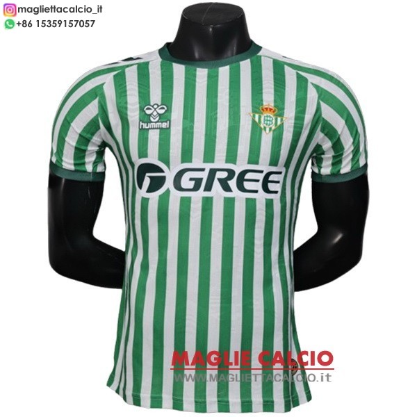 nuova prima giocatori divisione magliette real betis 2025-2026