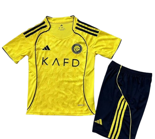 nuova prima magliette al nassr fc set completo bambino 2025-2026