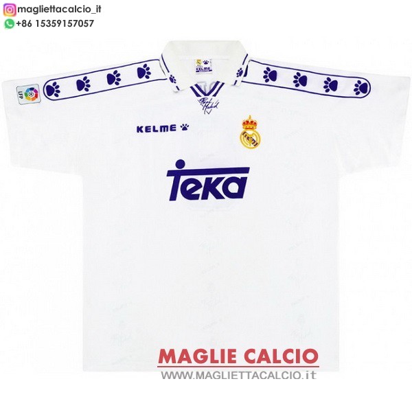 nuova prima divisione magliette real madrid retro 1994-1996
