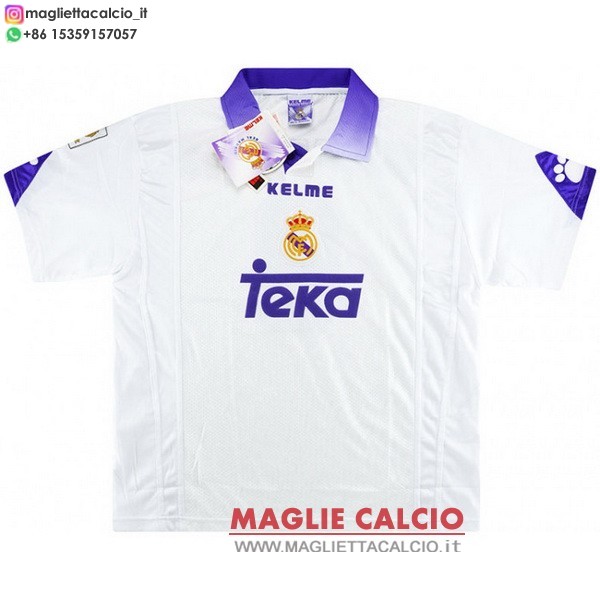 nuova prima divisione magliette real madrid retro 1997-1998