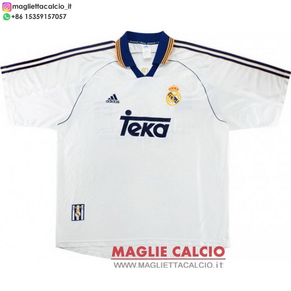 nuova prima divisione magliette real madrid retro 1999-2000